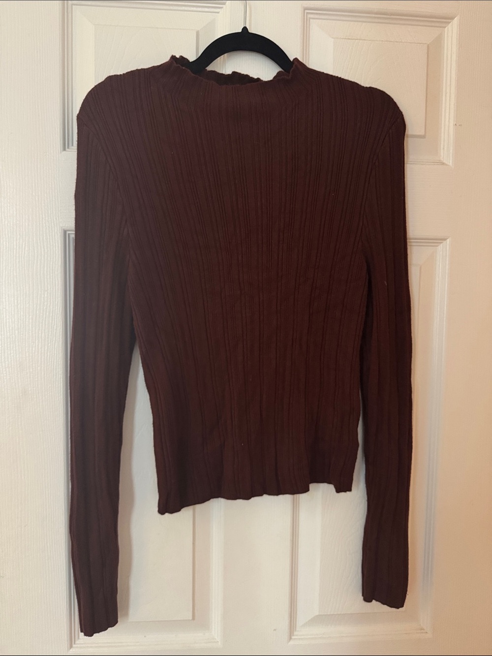 Women's Urban Outfitters BDG Kiara Open-back Chocolate Sweater (Large)